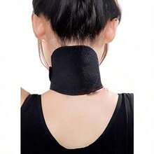 Adjustable Heated Neck Massager, Helps Relax And Stabilize Neck Muscles - Black - View 4