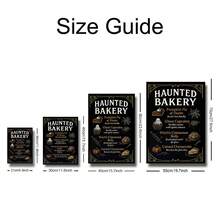 Set Of 2 Halloween Kitchen Canvas Wall Art | Haunted Bakery Witch Coffee Bar Decor For Living Room Frameless - A - View 3