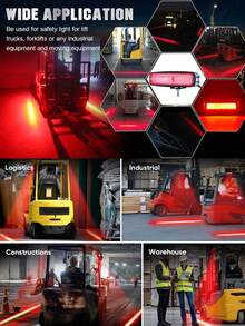 Lampu Penanda Samping Forklift LED 30W DC 12V-80V Berkedip - A - View 9