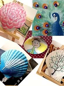 5/8/20pcs Natural Scallop Shells, White Scallop Shells, Home Decor, DIY Painting, Baking, Beach, Wedding Decor, Aquarium Decor, Beach Wedding Decor, Perfect For Craft Enthusiasts - A - View 7
