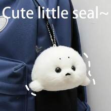 Adorno colgante de peluche - Blanco - Ver 3