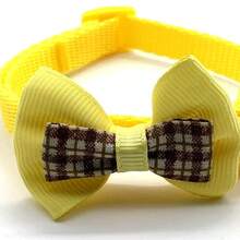 DIY Personalized Soft Cat Adjustable Collar With Bell, Bowknot Cat Collar, Cat Bell Collar, Cat Collar, Customized Pet Name Tag, Adjustable Basic Collar, Suitable For Medium And Small Dogs, Cats, Kittens And Puppies, With Buckle - Multicolor - View 8