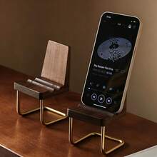 1pc 2‑Angle Adjustable Cellphone Holder Dock, Multi‑Scene Phone Stand For Desktop And Chair. Practical Smartphone Support For Video Watching, Lightweight Decorative Accessory For Daily Home Desk‑Chair Usage - Multicolor - View 10