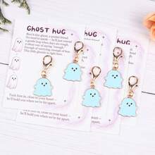 5pcs/8pcs/20pcs Halloween Ghost Keychain Set, Ghost Hug Encouragement Theme Pocket Hug Token, Pocket Hug Gift Pack. Perfect Halloween Gift, Suitable For Halloween Theme Party Decoration Gift, Birthday Gift, Christmas Small Gift, Commemorative Gift, Family Gift And More. - Multicolor - View 18