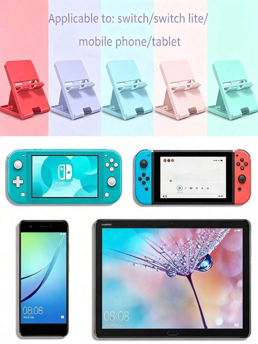 1pc 3-In-1 Universal Game Controller Stand And Headphone Holder, Can Hold 2 Game Controllers And 1 Headphone Simultaneously, Saves Desktop Space, Headphone Storage Rack, Suitable For Gamers And Daily Users - Multicolor - View 1