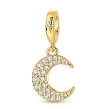 1pc 18K Gold Plated Cat Dog Pet Enamel Lucky Cat Moon Star Heart Charm Bead Suitable For Bracelet Necklace DIY Jewelry Making Gift For Girls Women Perfect Holiday Gift Creative Versatile Birthday Anniversary Wedding Favor Gift - Gold - View 24