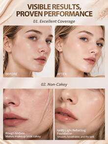 NARS Soft Matte Complete Foundation 10ml L1.5 Tahan Lama, Coverage Penuh, Ukuran Travel untuk Makeup Sehari-hari Saat Bepergian - 10 ml - View 8