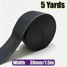 RoYishi 5 Yards Elastic Bands For Sewing, 10-50mm Wide Elastic Fabric Band Springy Stretch Knitting Elastic - 5 Yards - View 13