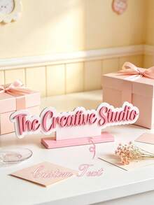 Papan Nama/Teks Kustom, Logo Media Sosial yang Dipersonalisasi, Cocok untuk Logo Sekolah, Dekorasi Bisnis, Pernikahan, Ulang Tahun, Hadiah Paskah - Tampilan Desktop, Cocok untuk Dinding, Etalase Toko, Studio - Bentuk Asimetris, Cocok untuk Usaha Kecil, Kode QR - MultiWarna - View 1