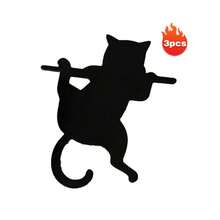 Black Cat Cute Bookmark, Cat Lover Gift, Bookmark For Students And Teachers, School, Home, Black Cat Gift Bookmark Home Decor Cute Cartoon - A - View 6