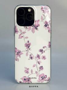 GIIPPA 1件小花卉圖案設計手機殼，適用於Phone 17 Pro Max，相容於Phone 16 Pro Max、15 Pro Max、14 Pro Max，韓系高端時尚趣味手機殼，相容於11/12/13/14/15/16 Pro Max Plus，優雅設計適合男女使用，聖誕節、情人節、復活節、婚禮季和生日送給女友的完美禮物！ - 粉色 - 查看 6