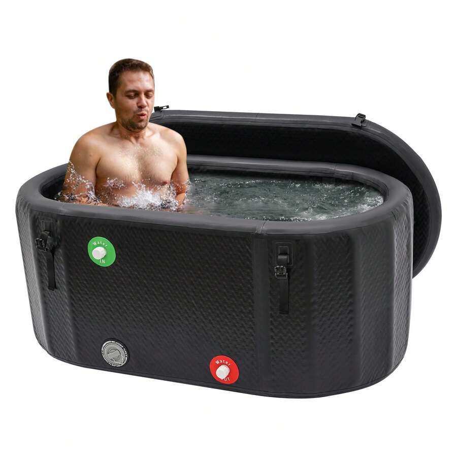 YUNRUX Ice Bath For Athletes, Inflatable Bathtub, Freestanding Bathtub - C - View 1