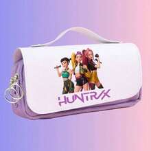 Hasbro New Anime KPOP Monster Hunter Girl Group Pencil Case Student Stationery Box Large Capacity Pencil Pouch Random Style - Multicolor - View 5
