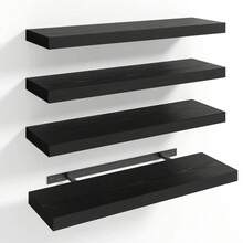 1pc Floating Wall Shelf, Wall Decor, Room Decor, Home Decor, Suitable For Bathroom, Living Room, Bedroom, Kitchen And Garage Wall Decor, Housewarming Gift, Suitable For Living Room, Bedroom, Kitchen And Bathroom And Other Multiple Scenes - View 15