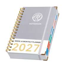 2027 January-December Planner, King Of Forest Hardcover Deluxe Magazine, 400 Pages Daily/Weekly/Monthly Layout, Self-Discipline Habit Tracking Notebook, Goal Setting And Time Management Portable Organizer, Student School Office Supplies Academic Agenda Organizer, Multi-Functional Monthly Calendar For Student Office And Business Use - Rectangle - View 13