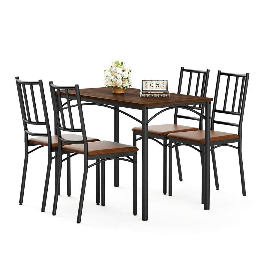 furniture brun 110 x 60 x 76.5 cm - Valnöt - Visa 1