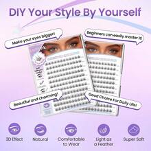 Faux cils - couleur comme sur la photo - Voir 5