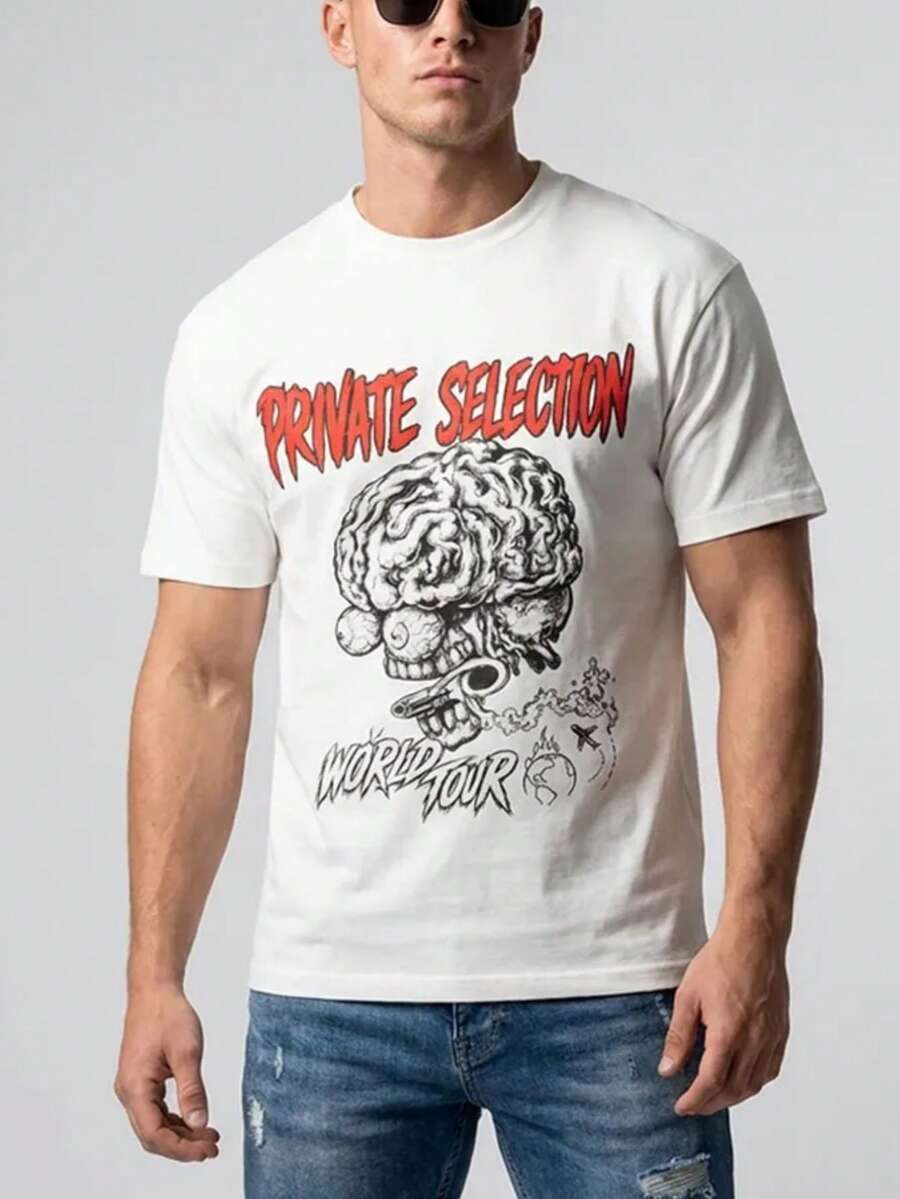 Men T-Shirts - 白色 - 查看 1