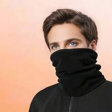 Winter Warm Neck Warmer - Windproof & Cold-Proof - Mask-Style Design, Suitable For Outdoor Activities - Unisex Black/Blue/Navy/Charcoal Grey - Convertible Collar Design - Multicolor - View 3