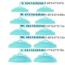 35pcs Eyelash Lifting Kit Silicone Pad Eye Lash Perm Pads Eyelashes Extension Additions 3D Eyelash Curler Applicator Tools - Multicolor - View 4