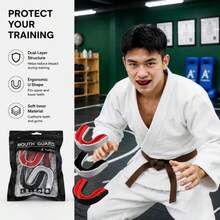 4-Piece Adult Sports Mouth Guard Set - Essential Protective Gear For Hockey, Basketball, Karate, Football And Boxing | Comprehensive Dental Protection, Suitable For Combat And Sports Activities - Multicolor - View 3