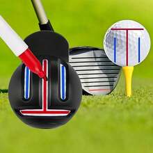 Templat Penanda Bola Golf dengan Pena Cat Dua Warna, Desain Pemosisian Presisi 3 Garis Dua Sisi, Pengunci Jepit Stabil Anti Selip, Penandaan Penyelarasan Cepat untuk Bola Golf, Membantu Kalibrasi Arah Pukulan, Portabel, Ringkas, Mudah Disimpan, Alat Bantu Latihan Golf untuk Pemula - MultiWarna - View 8