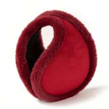 1pc Thickened Thermal Lined Warm Ear Muffs, Simple Solid Color Outdoor Casual Sports Running Cycling Skiing Windproof Ear Protection - C - View 2