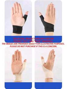 1 buah Penyangga Pergelangan Tangan yang Dapat Diatur dan Bernapas dengan Penstabil Jempol, Desain Ergonomis, Penyangga Pergelangan Tangan Anti-Selip, Cocok untuk Mengetik, Bekerja di Komputer, Tugas Berulang Sehari-hari, dan Meredakan Nyeri Pergelangan Tangan - MultiWarna - View 8