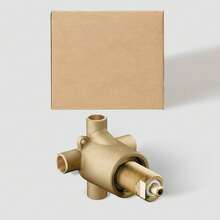 YUNRUX Shower Diverter Valve, 3-Function Shower Diverter Valve, Brass Shower Diverter Valve For Bathtub, Shower, And Handheld Shower - A - View 5