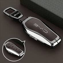 Casing Kunci Mobil Paduan Seng untuk BYD Tang L EV DM DMi DM-I 2022 2023 2025 2026 Gantungan Kunci Penutup Remote Shell Holder Aksesoris Fob - BYD - View 10