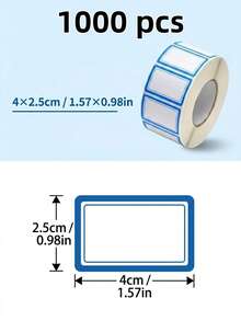 40x25mm (1.57x0.98in) [Size Specification] Widely Applicable For Home Kitchen Storage Jar Labels, Fresh-Keeping Box Meal Prep Markers, Household Refrigerator Freezer/Cooling Classification Management, Office Document File Organization And Categorization, Warehouse Shelf Identification, And E-Commerce Logistics Express Package Classification - Multiple Styles and Colors - View 14