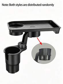 2-In-1 Multifunctional Car Cup Holder Expansion Tray, Car Beverage Cup Holder Expansion Bracket With Storage Tray, Car Food Tray Organizer, Fits Cup Holders Up To 75mm Diameter - A - View 5