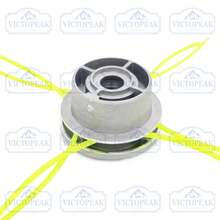 1pc 73mm Diameter High Hardness Anti-Drop Wear-Resistant No-Disassembly Thickened Matte Aluminum Alloy Weeding Head For Garden, Farm, Yard, All-Season Weeding And Land Clearing - Grass Trimmer (frosted Aluminum) - View 8