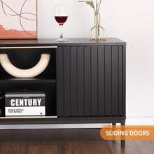 Television Stands & Entertainment Centers - Black - View 7