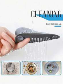 Multi-Piece Silicone Hair Catcher And Drain Stopper, Suitable For Bathtub And Shower, Prevents Clogging And Odor, Sink Anti-Clog Filter, Bathtub Shower Drain Stopper, Drain Cover, Sewage Filter, Bathroom Hair Collector, Kitchen Bathroom Home Supplies - View 11