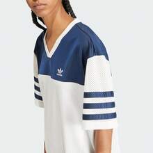 Adidas Women's Loose V-Neck Basketball Style Dress IS2348 - White - View 4