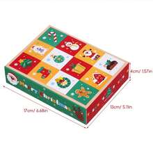 5-Piece/10 Piece Christmas Blank Countdown Calendar Box, Christmas Countdown Set, Christmas Party Decoration - Multicolor - View 8
