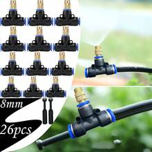Universal Automatic Irrigation System Kit, Includes Brass Sprinkler Heads And PE Hose, No Power Required, Leak-Proof Design, Easy Installation And Use, Suitable For Cooling Systems, Greenhouses, Gardens, Outdoor Areas And Vegetable Gardening Irrigation. - Automatic Irrigation Kit - View 12