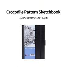 Hardcover Sketchbook, Blank Drawing Notebook With Elastic Band, Portable Art Journal For Sketching, Doodling And Journaling - blank - View 9