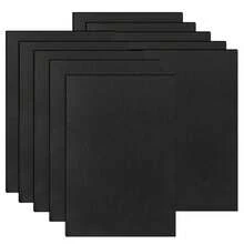 10 Packs Of Black Plastic Sheets, 8.26 X 11.69 Inch Flexible High-Strength Plastic Sheets. Black Plastic Panel, Used For DIY Materials, Handicrafts, And Home Decoration - 10 Photos - View 10