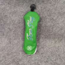 Green Golf Club Headcover Set, Embroidered Skull Pattern, Suitable For Driver, Fairway Wood, Hybrid, Iron And Putter, Unisex Golf Protective Accessories - D - View 7
