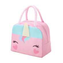 1pc Cartoon 3D Insulated Lunch Bag, Aluminum Foil Portable Handheld Bento Box Storage Bag For Outdoor Use - Multicolor - View 9
