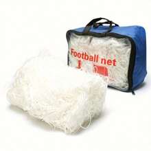 Soccer Goal Replacement Net - Shock-Resistant Foldable Portable Soccer Net With Reinforced Edges And Sturdy Frame Design, Includes Goal Posts - Durable For Training And Match Use, Suitable For Clubs And Professional Teams - Easy To Store And Transport (2pcs/Pack) - White - View 4