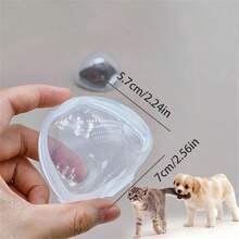 1PC A Compact, Airtight Storage Container For Pet Treats, Featuring A Cute Animal Print. This Small-Capacity, Portable Box Ensures Hygienic Storage And Is Ideal For Outdoor Walks, On-The-Go Rewards, Or Keeping Snacks Handy In The Car. - 100ml - View 2