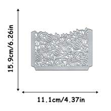 1pc Creative Floral Background Metal Cutting Template, Multi-Functional DIY Craft Tool, Suitable For Scrapbooking, Photo Albums, Greeting Cards And Home Decor, Ideal For Holiday Greetings And Handmade Crafts - Flower - View 6