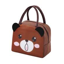 1pc Cartoon 3D Insulated Lunch Bag, Aluminum Foil Portable Handheld Bento Box Storage Bag For Outdoor Use - Multicolor - View 13