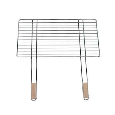 Grill Rack 68x40cm Master Grill Universal 2 Wooden Handles Chrome Plated MG254-
