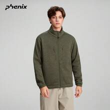 +Phenix Phoenix Outdoor Stand Collar Jacket Unisex 2025FW Spring/Autumn Thickened Windproof Loose Fit Outerwear - Dark Army Green - View 2