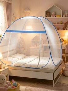 1pc Kids Foldable Mosquito Net, Pop-Up Bed Canopy Insect Protection Net, 3 Sizes, Baby Supplies, Baby Accessories, Girls Room Decor - Multicolor - View 1