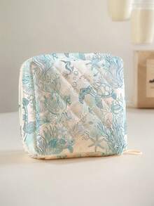 1pc Animal & Floral Pattern Sanitary Pad Storage Bag, Coin Purse, Storage Bag, Makeup Bag, Card Holder, Earphone Storage Bag, Can Hold Coins, Cards, Accessories, Keys, Multi-Functional Storage Bag - Multicolor - View 8
